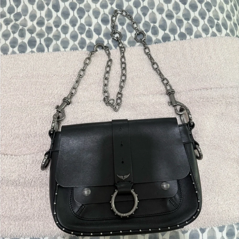 Zadig & Voltaire Kate leather Crossbody and Shoulder bag with dust bag - Picture 2 of 16